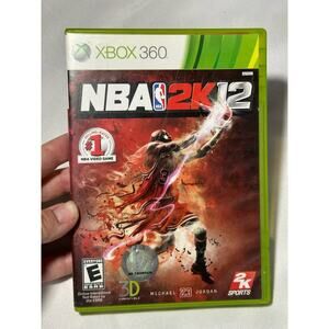 Xbox 360 NBA 2K12 Michael Jordan Video Game Used With Manual